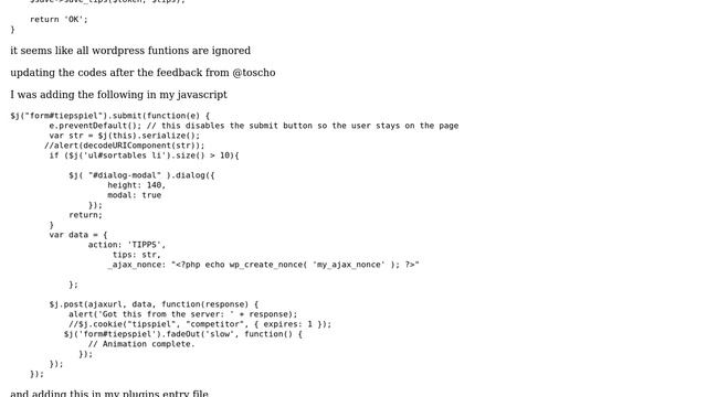Wordpress: ajax sends data to plugin смотреть онлайн