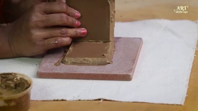 Подсвечник. Подсвечник из глины. Резные светильники. Горшок из глины. Лайфхак. @createamiracle смотреть онлайн