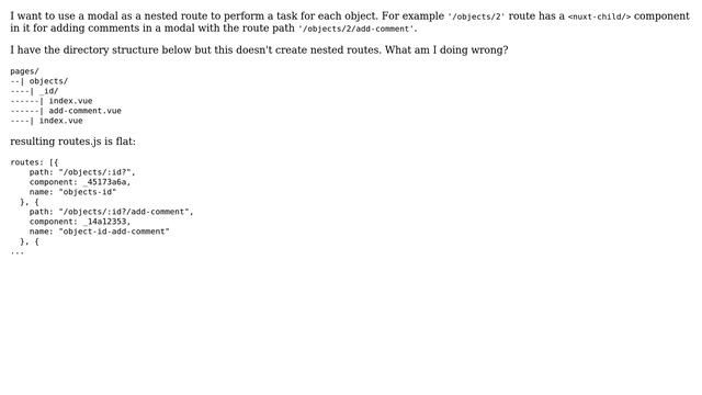 Simple Nested Dynamic Route in Nuxt.js смотреть онлайн
