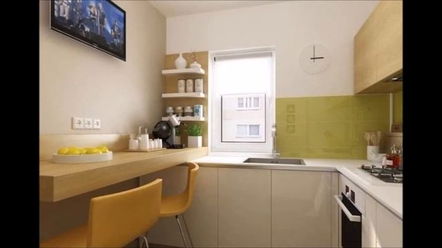 Дизайн маленькой кухни 6 кв.м. в хрущёвке. Как сделать красивую кухню смотреть онлайн