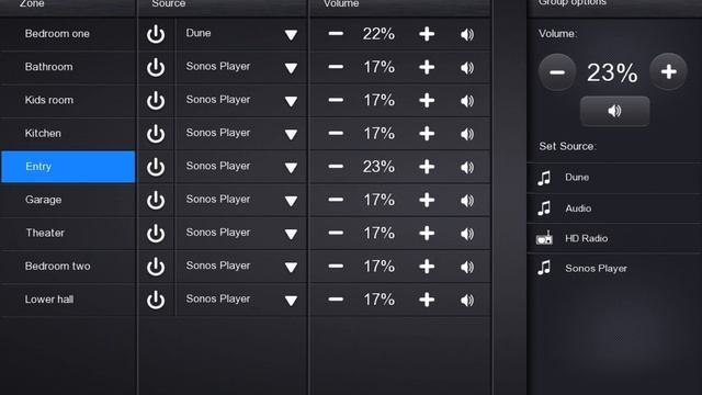 Интерфейс управления домом  Iridium - Black