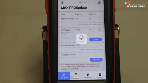 Xhorse KEYTOOL MAX PRO registration and update process