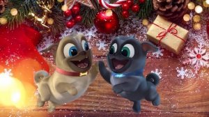 Дружные мопсы мультик песня (новогодняя песенка) puppy dog pals на русском