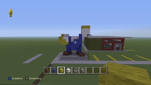 Minecraft Springfield Project How to Build Lard Lad Donut Store Pt 2 смотреть онлайн