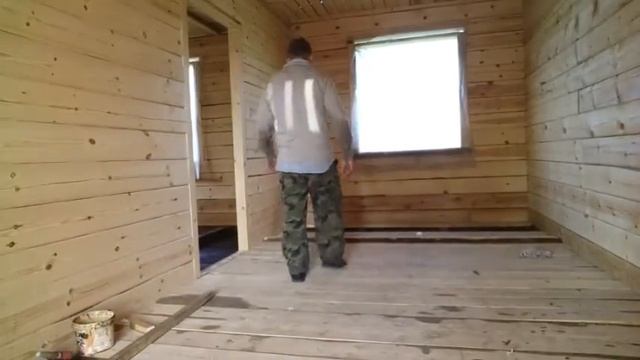 Черновые полы в деревянном доме