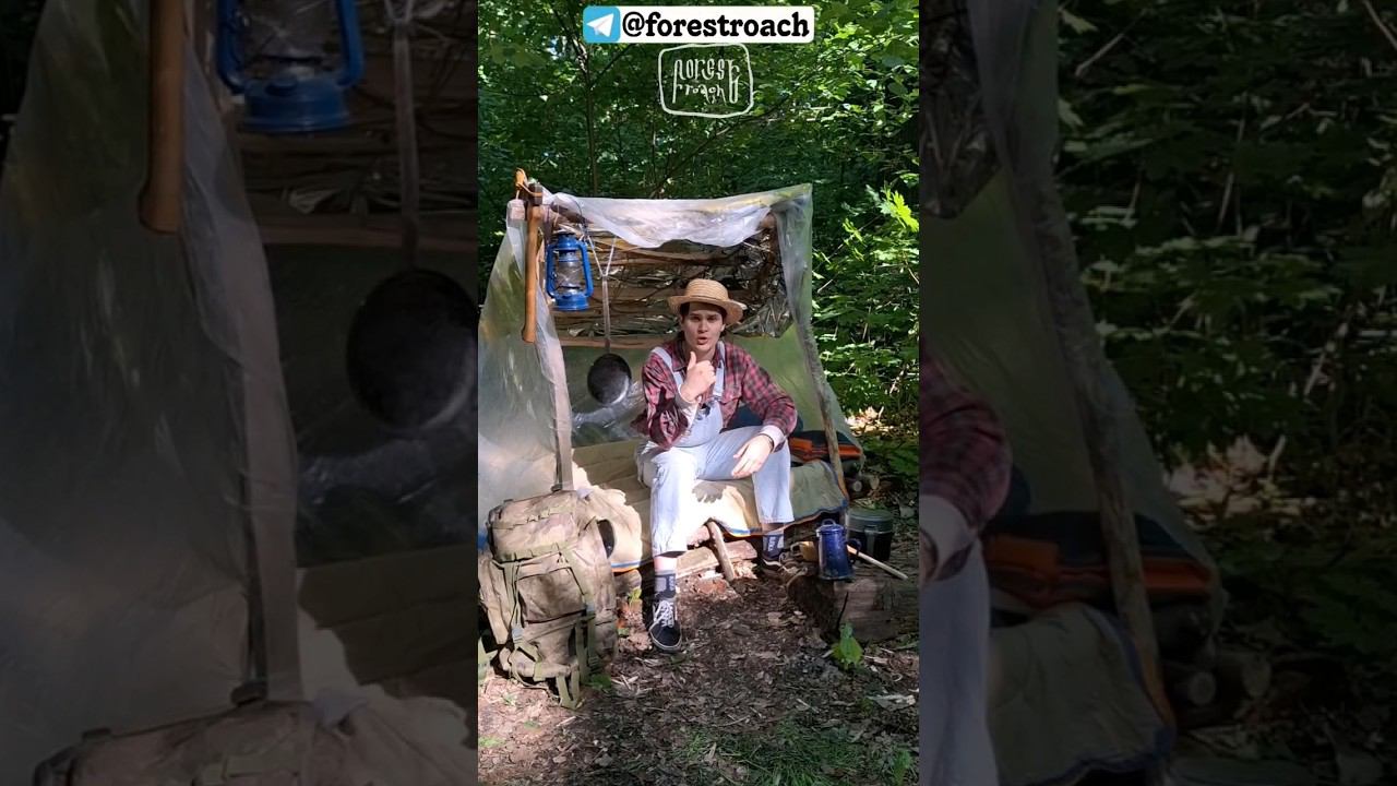 Выживаю в посадке #форестроуч #forestroach #бушкрафт #выживание #survival #forest #diy смотреть онлайн