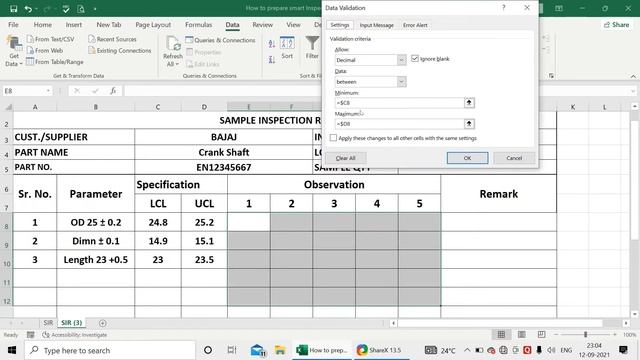 Excel template sample inspection report смотреть онлайн