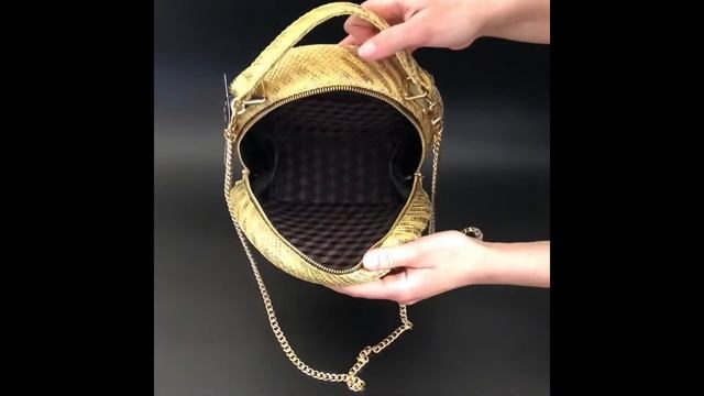 Женская Сумка из натуральной кожи Питона 01KR010 смотреть онлайн