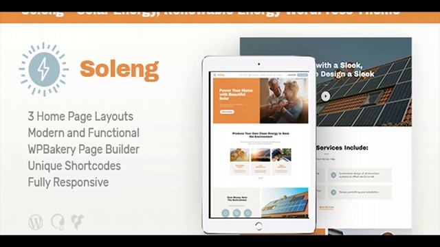 Soleng | Solar Energy Company WP Theme | Themeforest Website Templates and Themes смотреть онлайн