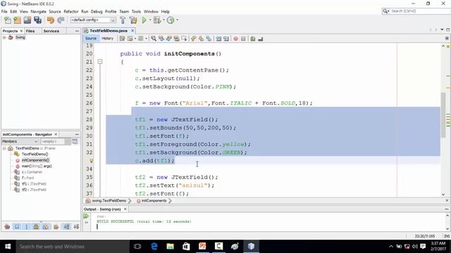 Java Swing Bangla Tutorial 22 : How to align JTextField смотреть онлайн