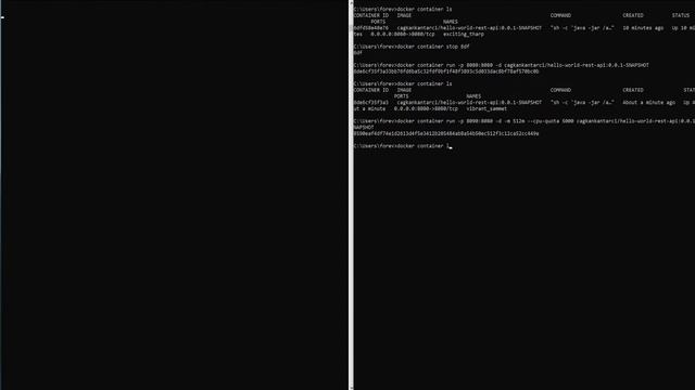 85 - Bazı Docker Komutları - events, pause, unpause, stop, top, cpu-quota смотреть онлайн