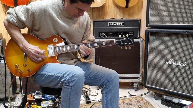 Gibson Les Paul Warren Haynes on Hiwatt Custom 100 смотреть онлайн