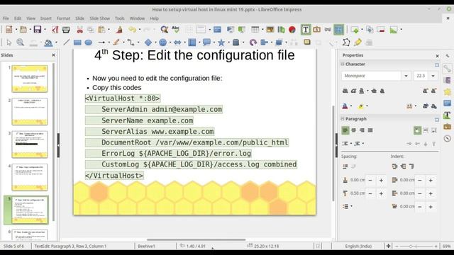 How to setup or Create virtual host in Linux Mint 19 | Step by Step process смотреть онлайн
