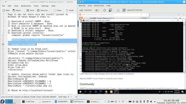 Laravel 5 + XAMPP + Windows 10 смотреть онлайн