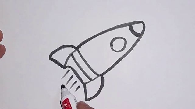 how to draw a rocket picture. Kак нарисовать ракету смотреть онлайн