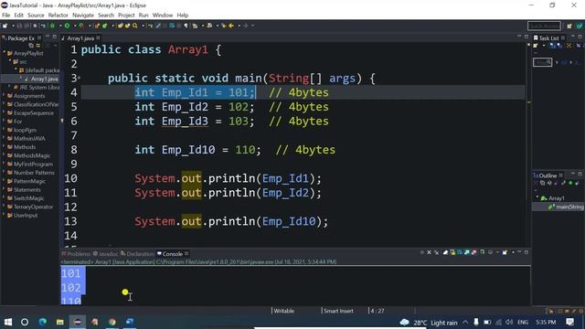 Array Chapter 1 – Introduction to Array in Java by Code Spark || Code Spark смотреть онлайн