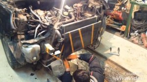 Масло в системе ОЖ Рено Гранд Сценик 2 Дизель 1,9 2004 год 2 часть