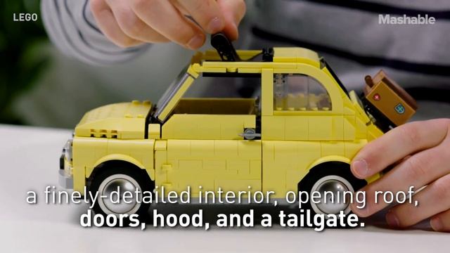 This FIAT 500 Is Made Of 960 LEGO Pieces! | Future Blink смотреть онлайн