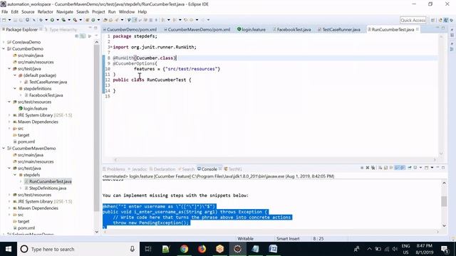 Cucumber with Java | Maven | Selenium Tutorial смотреть онлайн