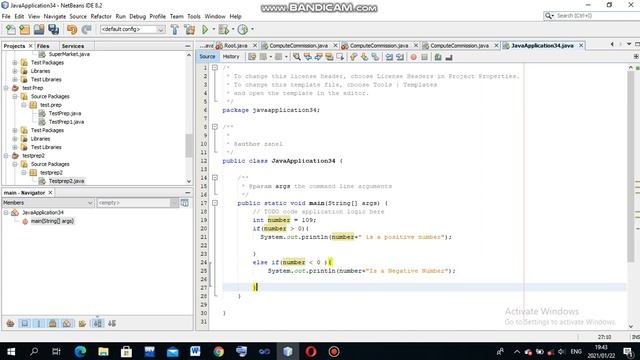 How to create a JAVA Program that state if a Number is a position or a negative number.... смотреть онлайн