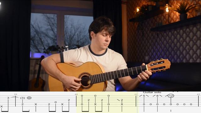 Måneskin GOSSIP Fingerstyle guitar TAB смотреть онлайн