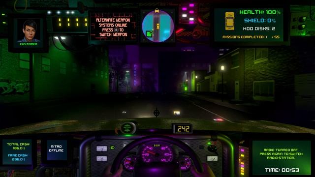 CyberTaxi Gameplay - This Game Reminds Me Of 'Quarantine' From '1994 (DOS)' смотреть онлайн