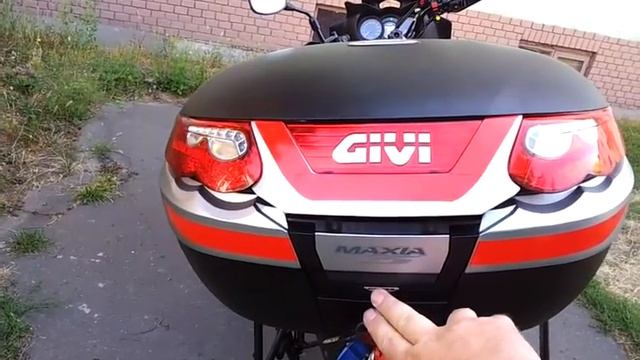 GIVI MAXIA 3 E55 LED Brakelight and opened warning sound V-Strom DL 650 смотреть онлайн