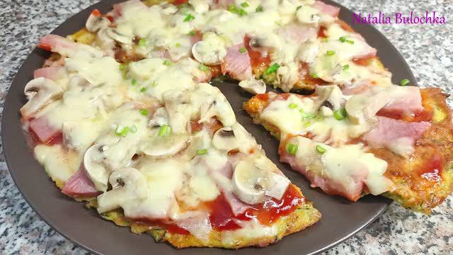 Лучший Рецепт из кабачков за 10 минут! Пицца из кабачков на сковороде смотреть онлайн