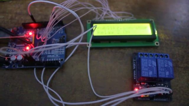 Тестирование платы с парой реле под Ардуино Уно смотреть онлайн