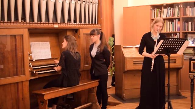 Иоганн Людвиг Кребс - Фантазия до-мажор для флейты и органа смотреть онлайн