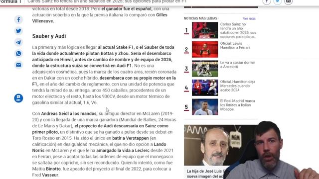 BOMBAZO!! SE FILTRA INFORMACIÓN DE CARLOS SAINZ Y SU FICHAJE! YA TIENE DESTINO ASEGURADO EN F1 2025 смотреть онлайн
