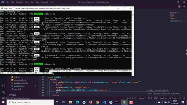 PayPal Gateway Integration in React Native смотреть онлайн