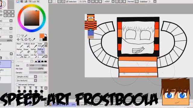 Minecraft Speed-Art Frostbool'a смотреть онлайн