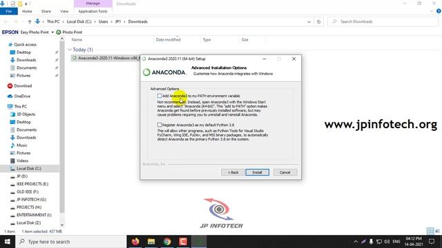 How to Download and install Anaconda Python on Windows 10 in Tamil смотреть онлайн