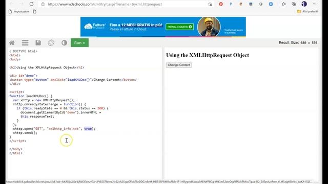 Xml HttpRequest + JSON смотреть онлайн