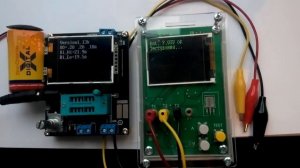 Тестеры транзисторов GM328 8MHz и M64A, сравнение скорости работы с дисплеем