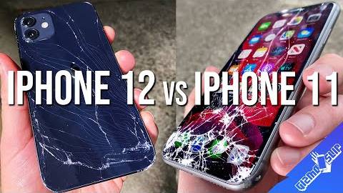 iPhone 12 vs iPhone 11 Drop Test - 4x More Drop Resistant? смотреть онлайн