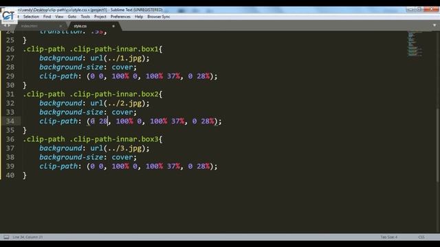 CSS CLIP-PATH EFFECT ON HOVER USING HTML & CSS ONLY | CREATIVE CLIP-PATH смотреть онлайн