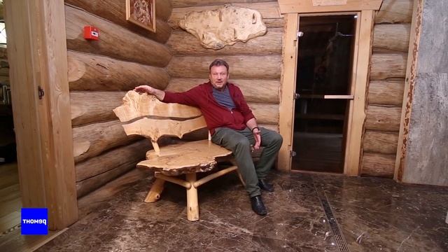 Настоящая русская баня из кело, сухостойной карельской сосны. Банный день смотреть онлайн