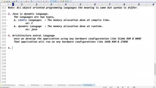 CORE JAVA tutorials || Demo - 4 || by Mr. Ratan On 14-06-2022 @4PM IST смотреть онлайн