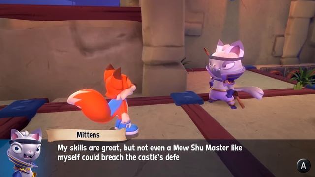 New Super Lucky's Tale Gameplay Walkthrough Part 1 - World 1 Sky Castle! смотреть онлайн