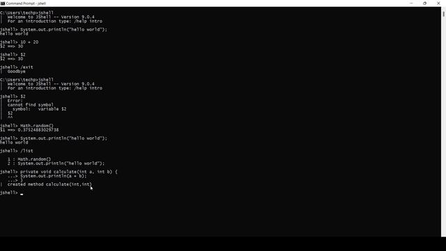 Jshell Introduction - Java RPEL tool #java #java9 #javatutorial #jshell #telugu || The Tech Trainer смотреть онлайн