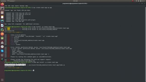 npx create-react-app not working!