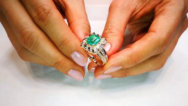 Muzo Colombian Emerald Ring 2.96 carats by Kat Florence смотреть онлайн