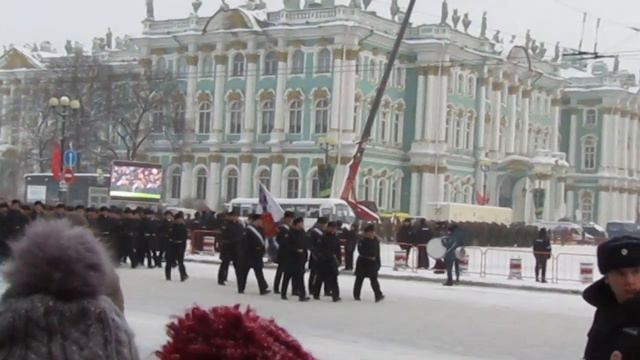 Парад на Дворцовой площади в честь Дня снятия блокады Ленинграда СПБ. 2701.2019 смотреть онлайн