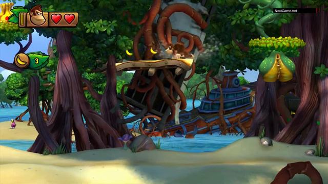 Donkey Kong Country: Tropical Freeze - Начало игры (The Beginning) HD [1080p] (Wii U) смотреть онлайн