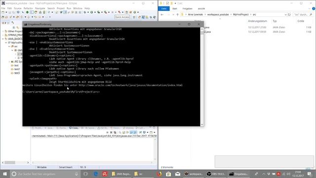JAVA Anfängertutorial 011 - Kompilieren des Programms javac смотреть онлайн