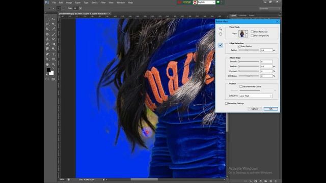 Refine edge with Photoshop-Class-15 смотреть онлайн