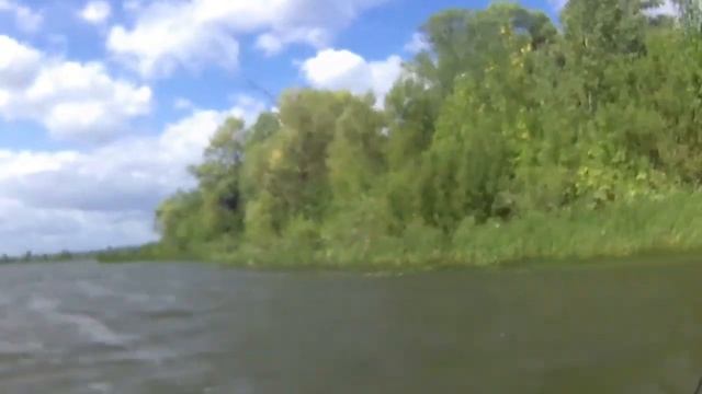 Ловим щуку с лодки на реке Самара. смотреть онлайн