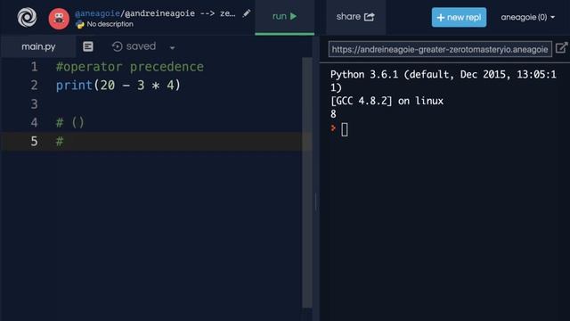 [Language skills Python] Operator Precedence [Tutorial] смотреть онлайн